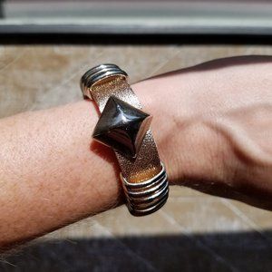 NEW! Italian Leather Cuff Bracelet